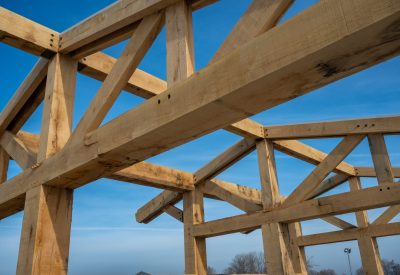 Eiken houten gebint constructie